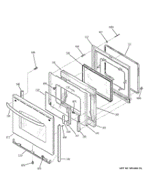 04 - Door parts for Ge Range JBP35SIM3SS / from AppliancePartsPros.com