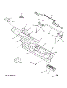 02 - Control Panel parts for Ge Range JGSP42DET1WW / from AppliancePartsPros.com