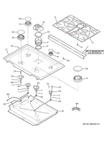 03 - Cooktop parts for Ge Range PGS908DEP2CC / from AppliancePartsPros.com