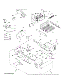 05 - Ice Maker & Dispenser parts for Ge Refrigerator GSL22JGCELS / from AppliancePartsPros.com