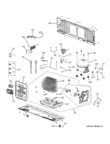 09 - Unit Parts parts for Ge Refrigerator GFSF6KKYEWW / from AppliancePartsPros.com