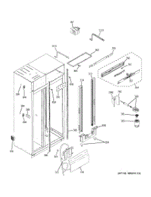 07 - Fresh Food Section parts for Ge Refrigerator ZISS420NXBSS / from AppliancePartsPros.com