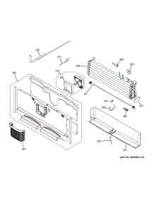 04 - Freezer Section parts for Ge Refrigerator GNE26GMDAES / from AppliancePartsPros.com