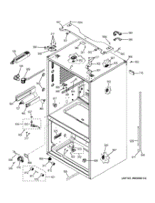 08 - Case Parts parts for Ge Refrigerator GNE26GSDASS / from AppliancePartsPros.com