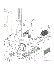 07 - Machine Compartment parts for Ge Refrigerator PFCF1NFCABB / from AppliancePartsPros.com