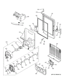 07 - Ice Maker & Dispenser parts for Ge Refrigerator GFE29HGDAWW / from AppliancePartsPros.com