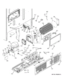02 - Machine Compartment parts for Ge Refrigerator GFE29HGDABB / from AppliancePartsPros.com