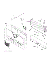 05 - Freezer Section parts for Ge Refrigerator GFE29HGDABB / from AppliancePartsPros.com