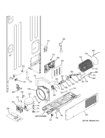 07 - Machine Compartment parts for Ge Refrigerator PFCS1NFCASS / from AppliancePartsPros.com