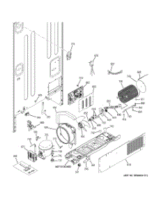 10 - Machine Compartment parts for Ge Refrigerator CFCP1RKBDSS / from AppliancePartsPros.com