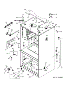 10 - Case Parts parts for Ge Refrigerator GFE29HSDASS / from AppliancePartsPros.com