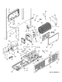 02 - Machine Compartment parts for Ge Refrigerator GFE27GGDABB / from AppliancePartsPros.com