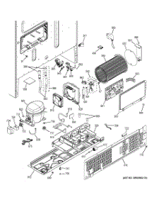 02 - Machine Compartment parts for Ge Refrigerator DFE29JGDABB / from AppliancePartsPros.com