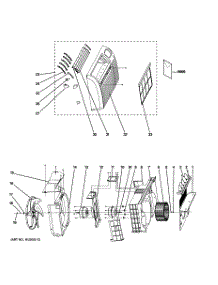 02 - Machine Compartment parts for Ge Refrigerator GFE29HMDAES / from AppliancePartsPros.com