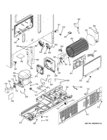 02 - Machine Compartment parts for Ge Refrigerator DFE29JMDAES / from AppliancePartsPros.com