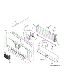 05 - Freezer Section parts for Ge Refrigerator DFE29JMDAES / from AppliancePartsPros.com