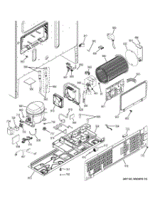 02 - Machine Compartment parts for Ge Refrigerator GFE27GSDASS / from AppliancePartsPros.com