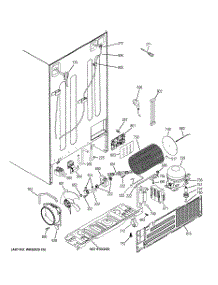 02 - Sealed System & Mother Board parts for Ge Refrigerator GSE30VHBATWW / from AppliancePartsPros.com