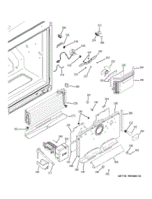 02 - Freezer Section parts for Ge Refrigerator PFSF5NFCAWW / from AppliancePartsPros.com