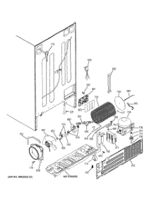 08 - Sealed System & Mother Board parts for Ge Refrigerator GCA24KBBAFSS / from AppliancePartsPros.com