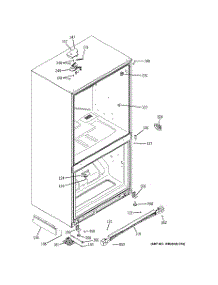 06 - Case Parts parts for Ge Refrigerator PDCE1NBZHDSS / from AppliancePartsPros.com