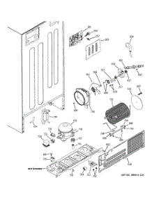 08 - Unit Parts parts for Ge Refrigerator GTY22SBBJRSS / from AppliancePartsPros.com
