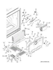 03 - Freezer Section parts for Ge Refrigerator PGCS1PJZHSS / from AppliancePartsPros.com
