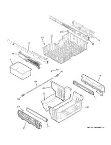 06 - Freezer Shelves parts for Ge Refrigerator PGCS1RKZHSS / from AppliancePartsPros.com