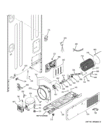 09 - Machine Compartment parts for Ge Refrigerator PFQS5RKBDSS / from AppliancePartsPros.com