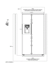 04 - Door Trims parts for Ge Refrigerator RCU24KGBBFKB / from AppliancePartsPros.com