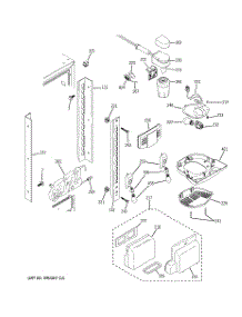 04 - Fresh Food Section parts for Ge Refrigerator PFSS2MJYISS / from AppliancePartsPros.com