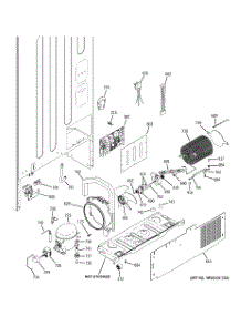 07 - Machine Compartment parts for Ge Refrigerator PFSS2MJYISS / from AppliancePartsPros.com