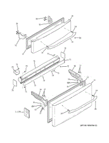 04 - Freezer Doors parts for Ge Refrigerator PGSS5RKZHSS / from AppliancePartsPros.com