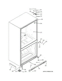 06 - Case Parts parts for Ge Refrigerator PDSE5NBZHDSS / from AppliancePartsPros.com