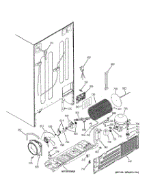 08 - Sealed System & Mother Board parts for Ge Refrigerator GCA23LBYAFWW / from AppliancePartsPros.com