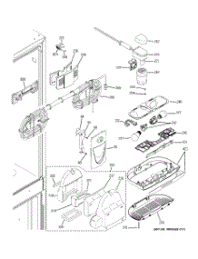 04 - Fresh Food Section parts for Ge Refrigerator CFCP1NIZDSS / from AppliancePartsPros.com