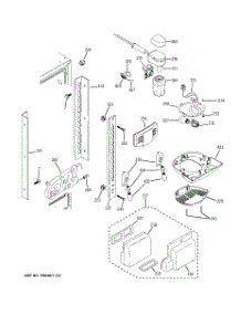 04 - Fresh Food Section parts for Ge Refrigerator PFSF2MJYGBB / from AppliancePartsPros.com
