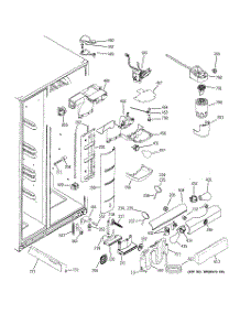 08 - Fresh Food Section parts for Ge Refrigerator PCE23TGXGFWW from AppliancePartsPros.com
