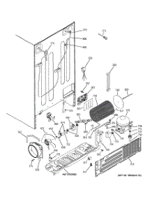 10 - Sealed System & Mother Board parts for Ge Refrigerator GWE23LGYDFSS / from AppliancePartsPros.com