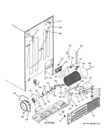 02 - Sealed System & Mother Board parts for Ge Refrigerator PCK23NHWKFWW / from AppliancePartsPros.com
