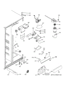 07 - Fresh Food Section parts for Ge Refrigerator GCE23LGYDFNB / from AppliancePartsPros.com