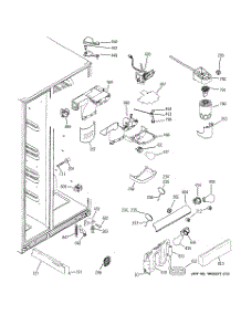 07 - Fresh Food Section parts for Ge Refrigerator GCE23LHYDFSS / from AppliancePartsPros.com