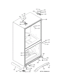 06 - Case Parts parts for Ge Refrigerator GFSL2KEYHLS / from AppliancePartsPros.com