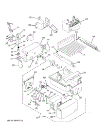 07 - Ice Maker & Dispenser parts for Ge Refrigerator PCG23NGMHFBB / from AppliancePartsPros.com