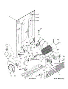 02 - Sealed System & Mother Board parts for Ge Refrigerator PSQS6YGYCDSS / from AppliancePartsPros.com