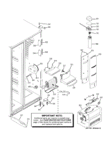 08 - Fresh Food Section parts for Ge Refrigerator RCA25RGBBFSV / from AppliancePartsPros.com