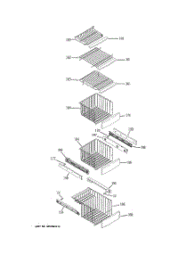 06 - Freezer Shelves parts for Ge Refrigerator RCE24VGBBFSS / from AppliancePartsPros.com