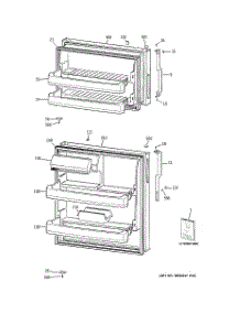 07 - Ice Maker & Dispenser parts for Ge Refrigerator PCK23NHWJFWW / from AppliancePartsPros.com