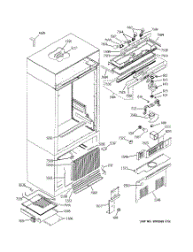 02 - Controls & Components parts for Ge Refrigerator ZICS360NXBRH / from AppliancePartsPros.com