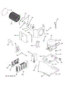 05 - Sealed System & Mother Board parts for Ge Refrigerator ZICS360NXBRH / from AppliancePartsPros.com